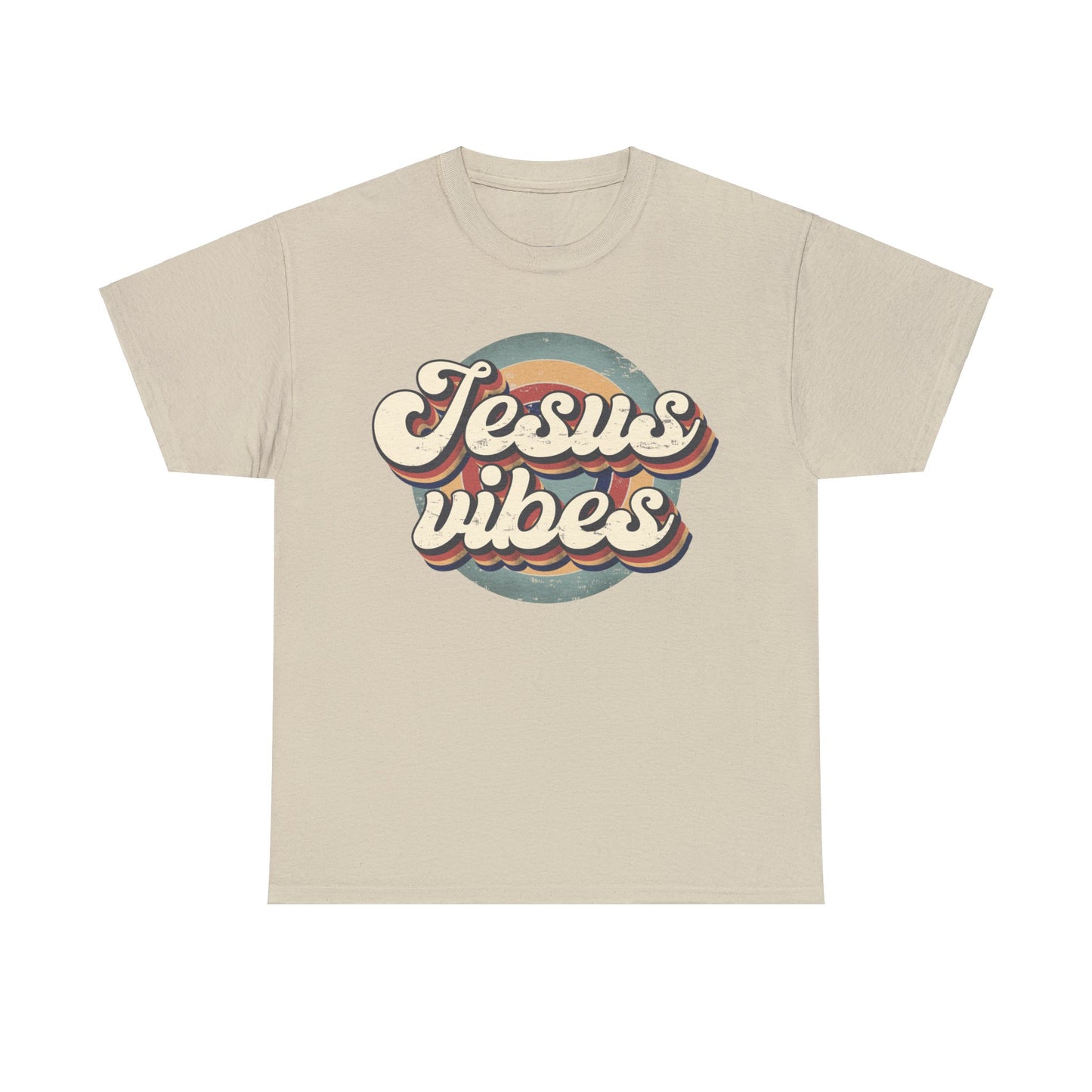 Jesus Vibes Front Only Unisex Heavy Cotton Tee