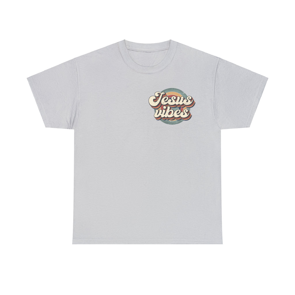 Jesus Vibes Front & Back Design Unisex Heavy Cotton Tee