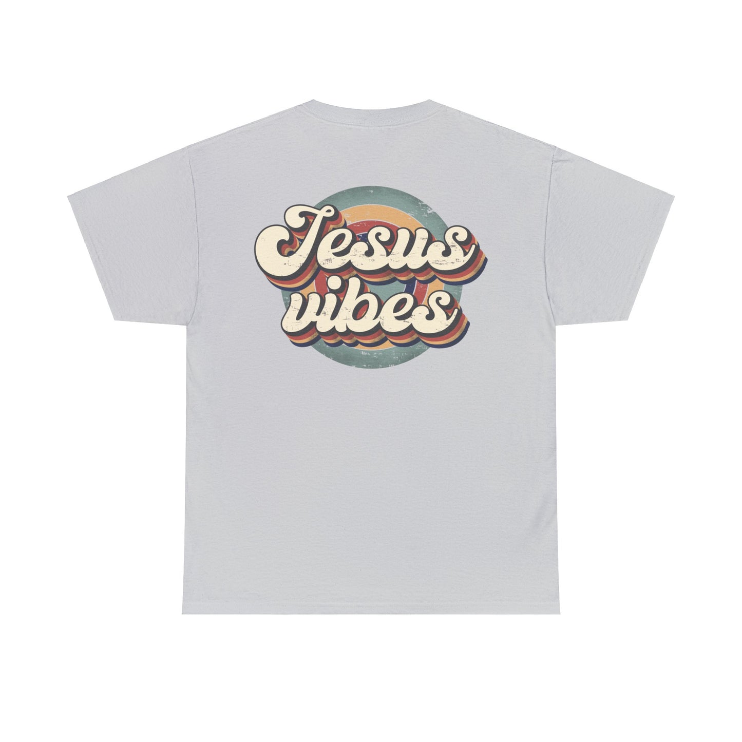 Jesus Vibes Front & Back Design Unisex Heavy Cotton Tee