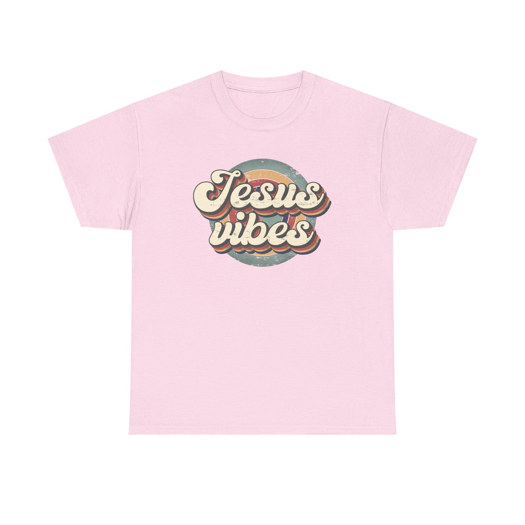 Jesus Vibes Front Only Unisex Heavy Cotton Tee