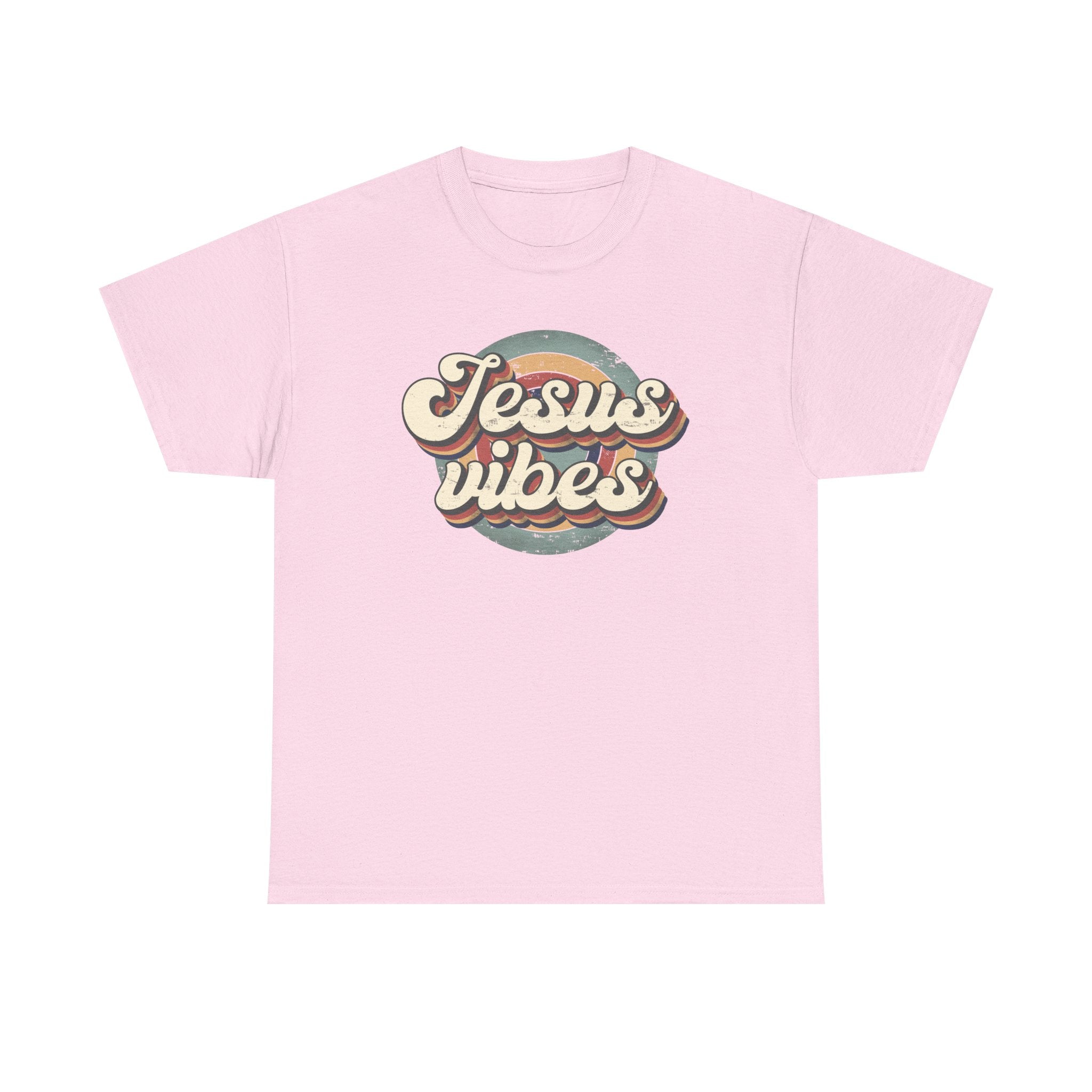 Jesus Vibes Front Only Unisex Heavy Cotton Tee