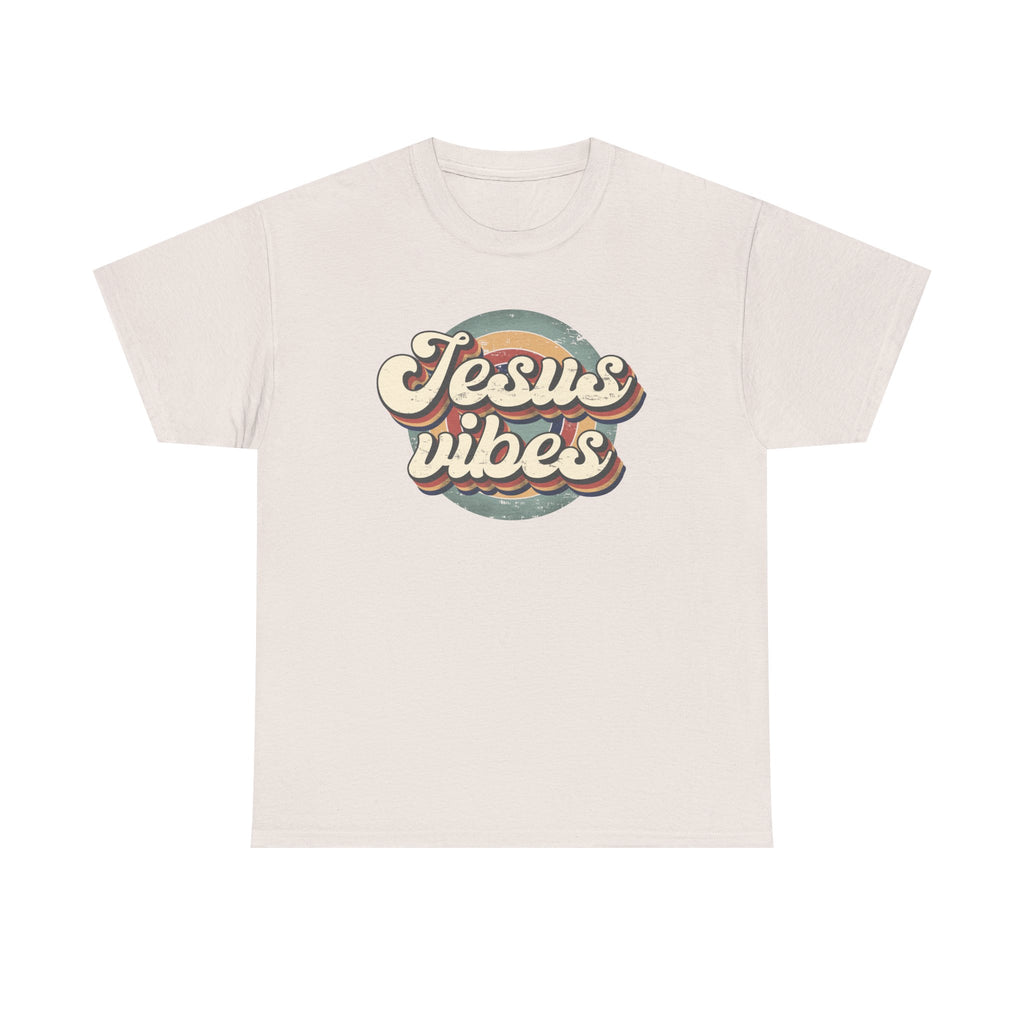 Jesus Vibes Front Only Unisex Heavy Cotton Tee