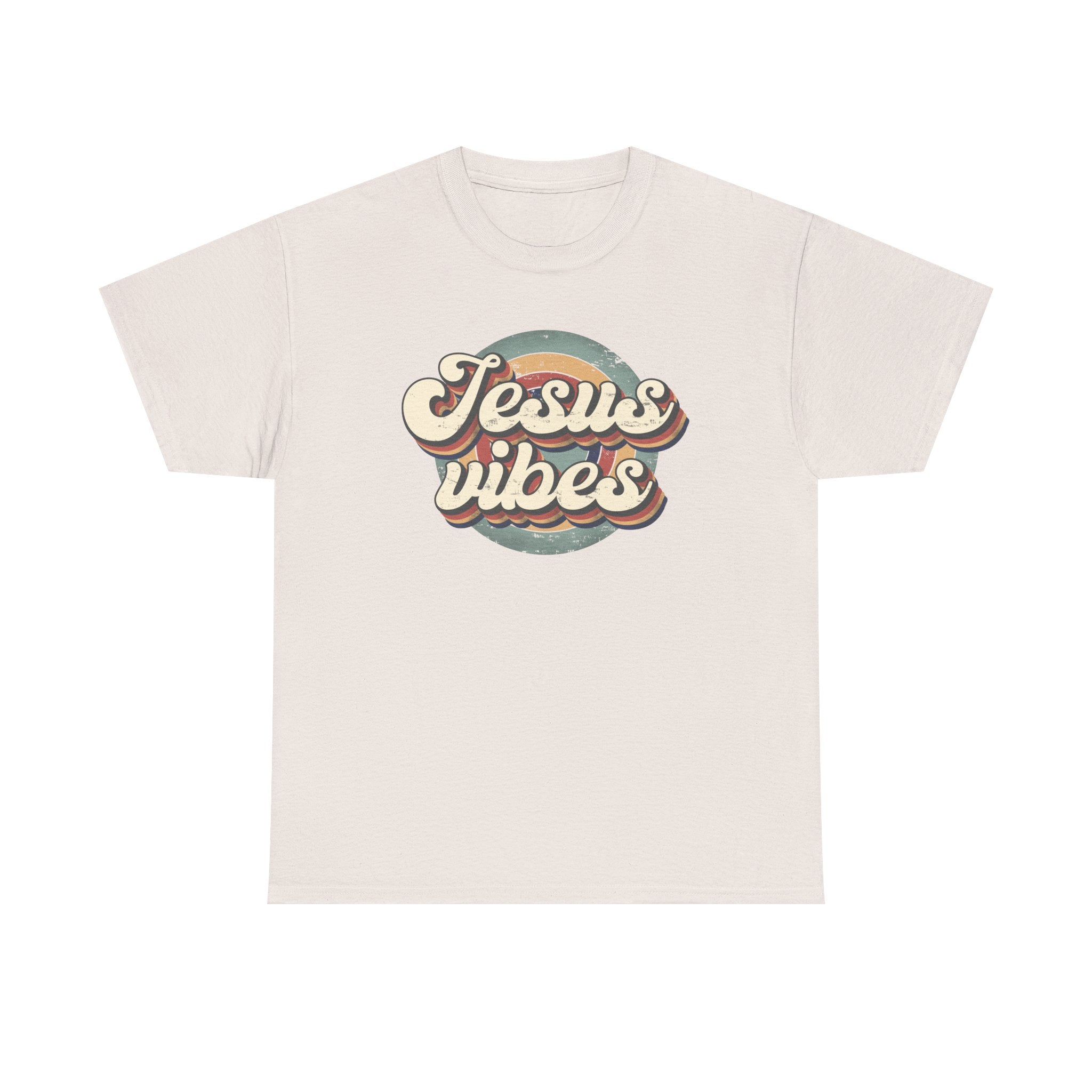 Jesus Vibes Front Only Unisex Heavy Cotton Tee