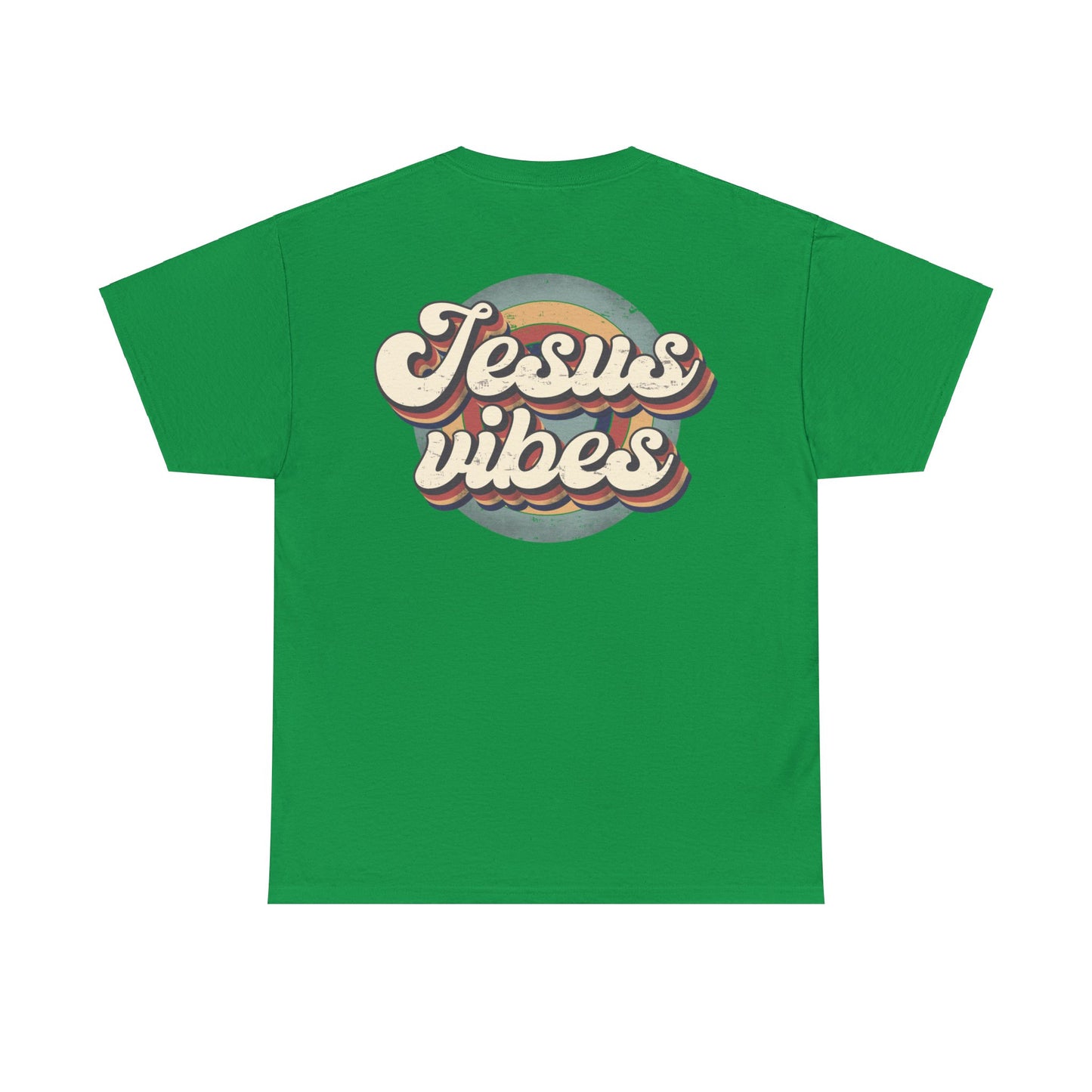 Jesus Vibes Front & Back Design Unisex Heavy Cotton Tee