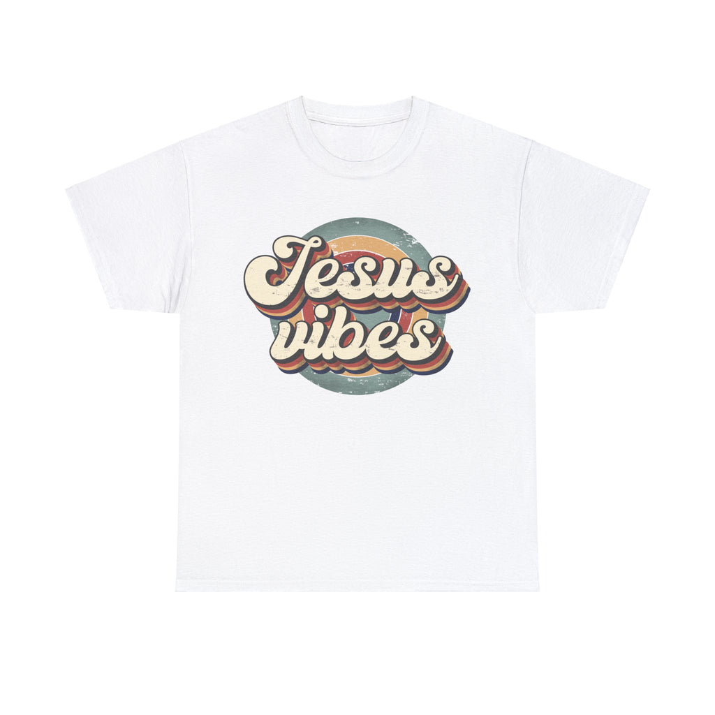 Jesus Vibes Front Only Unisex Heavy Cotton Tee