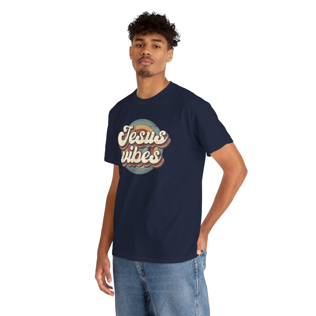 Jesus Vibes Front Only Unisex Heavy Cotton Tee