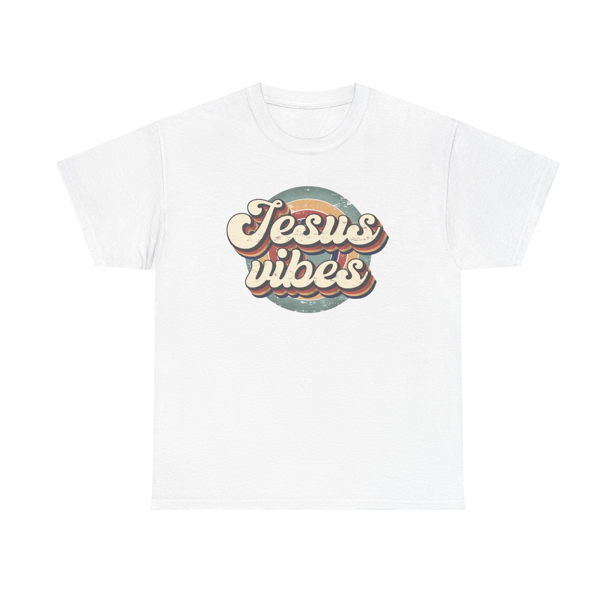 Jesus Vibes Front Only Unisex Heavy Cotton Tee