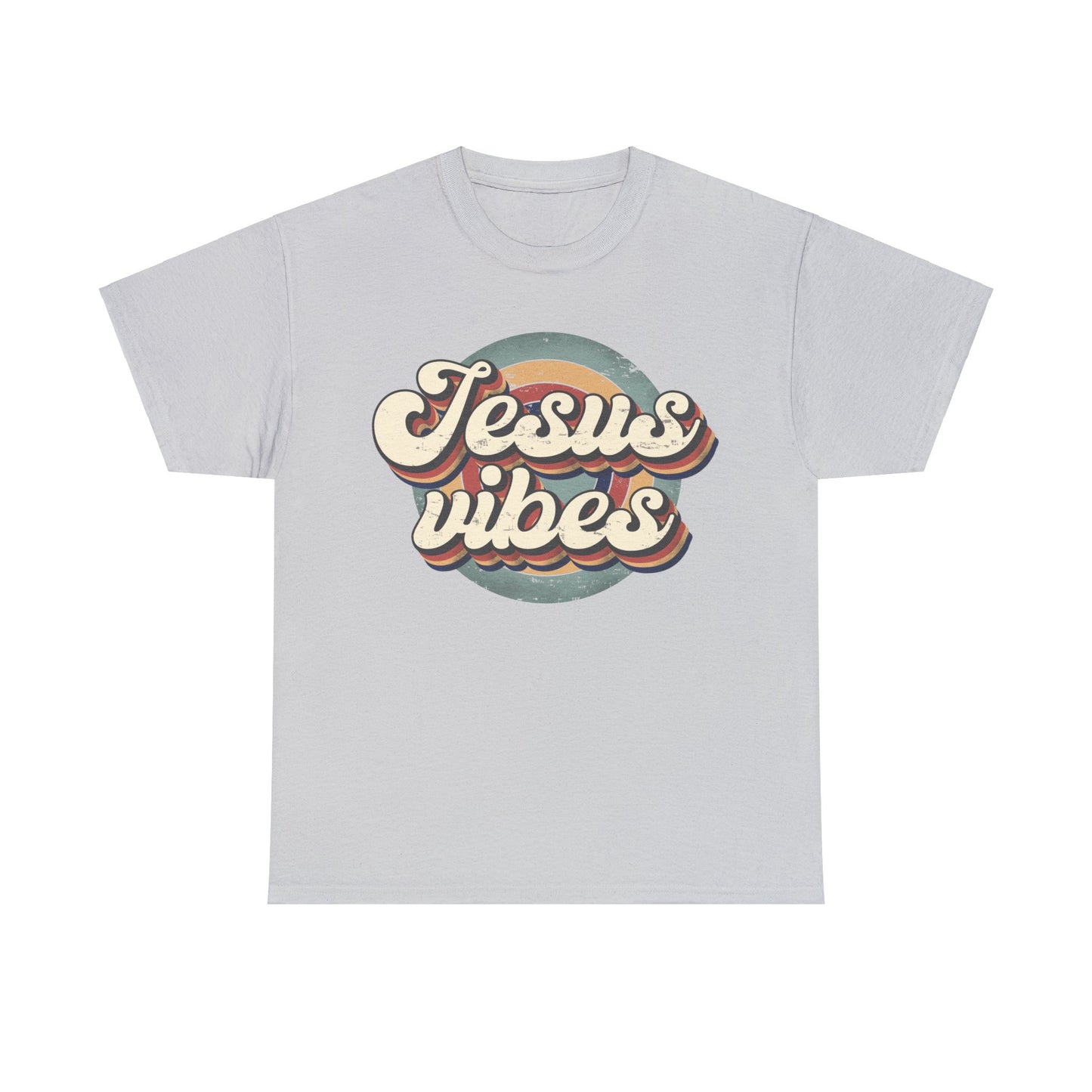 Jesus Vibes Front Only Unisex Heavy Cotton Tee