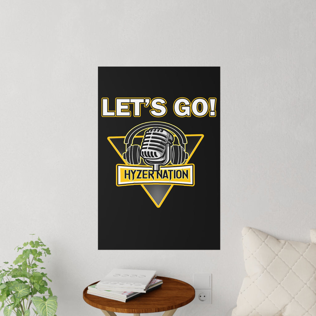 Let's Go Hyzer Nation Wall Decal