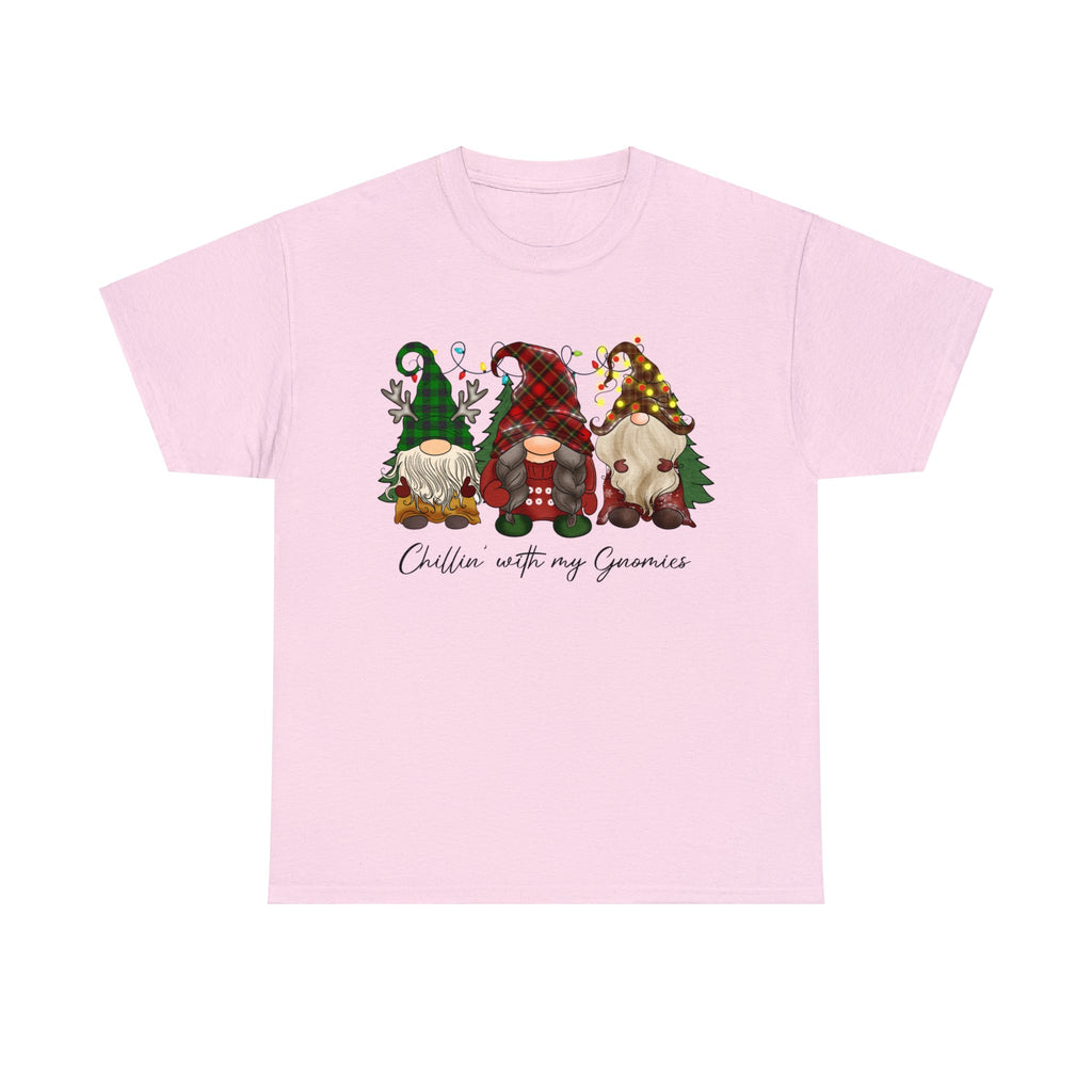 Chillin with my Gnomies Unisex Heavy Cotton Tee