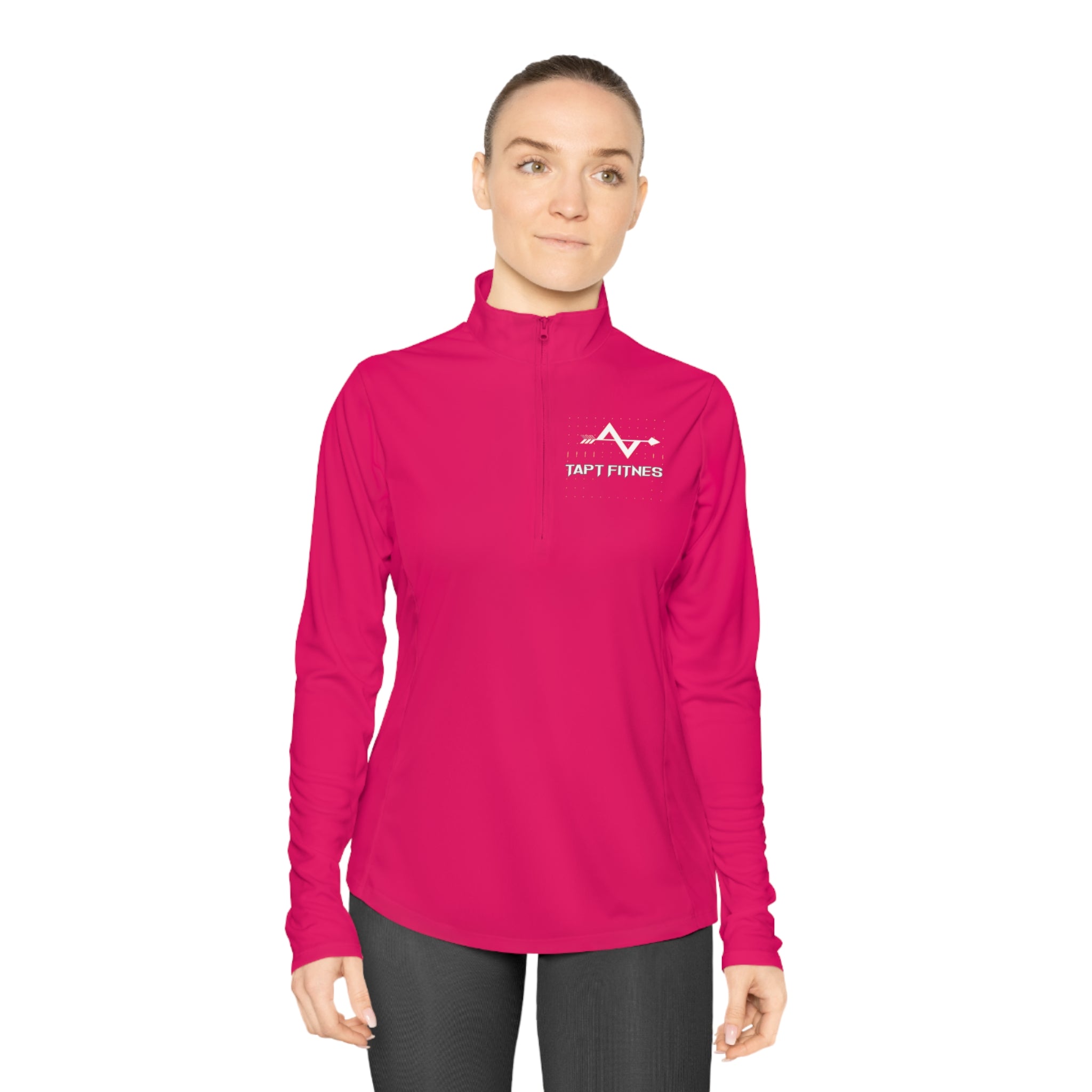 TAPT FIT Ladies Quarter-Zip Pullover