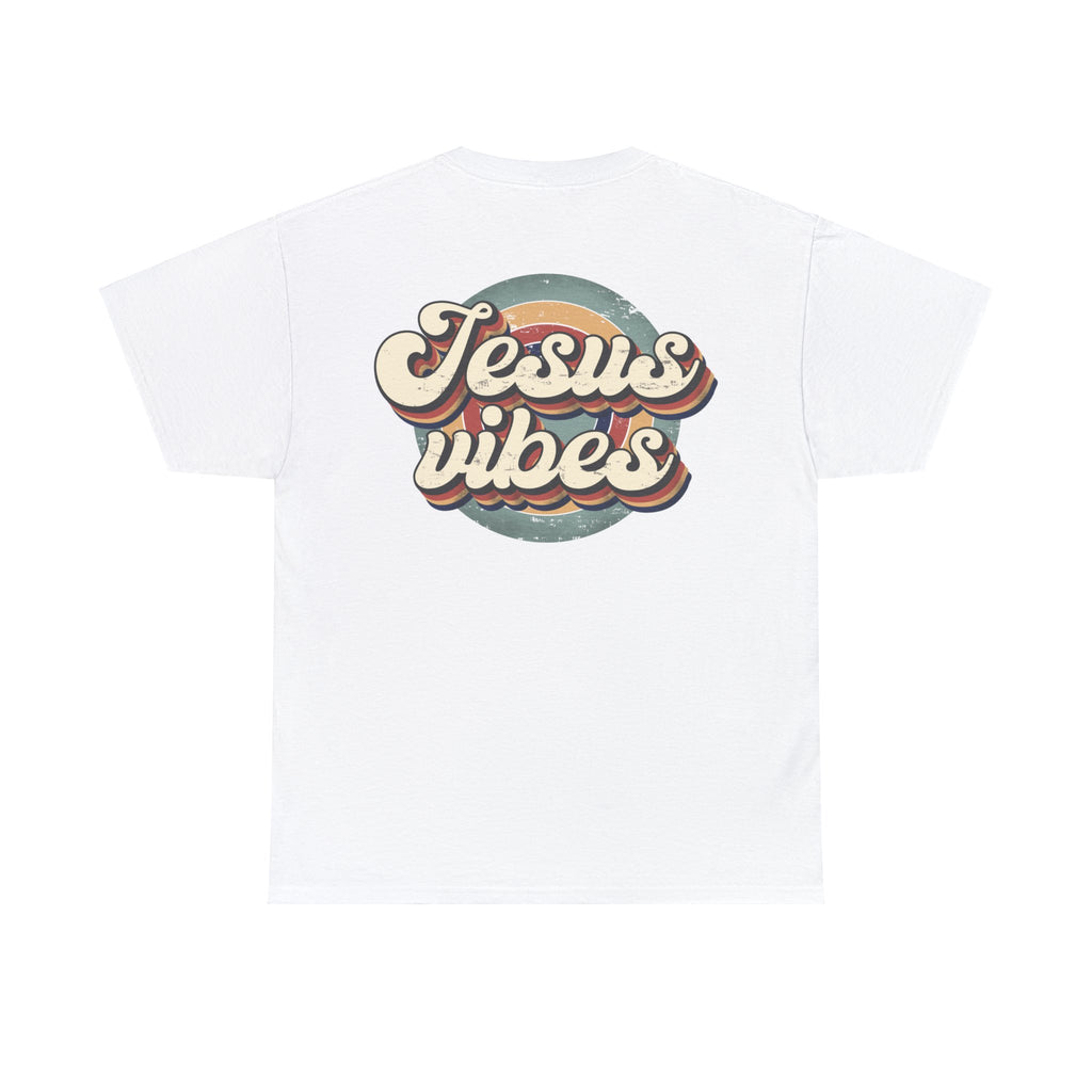Jesus Vibes Front & Back Design Unisex Heavy Cotton Tee