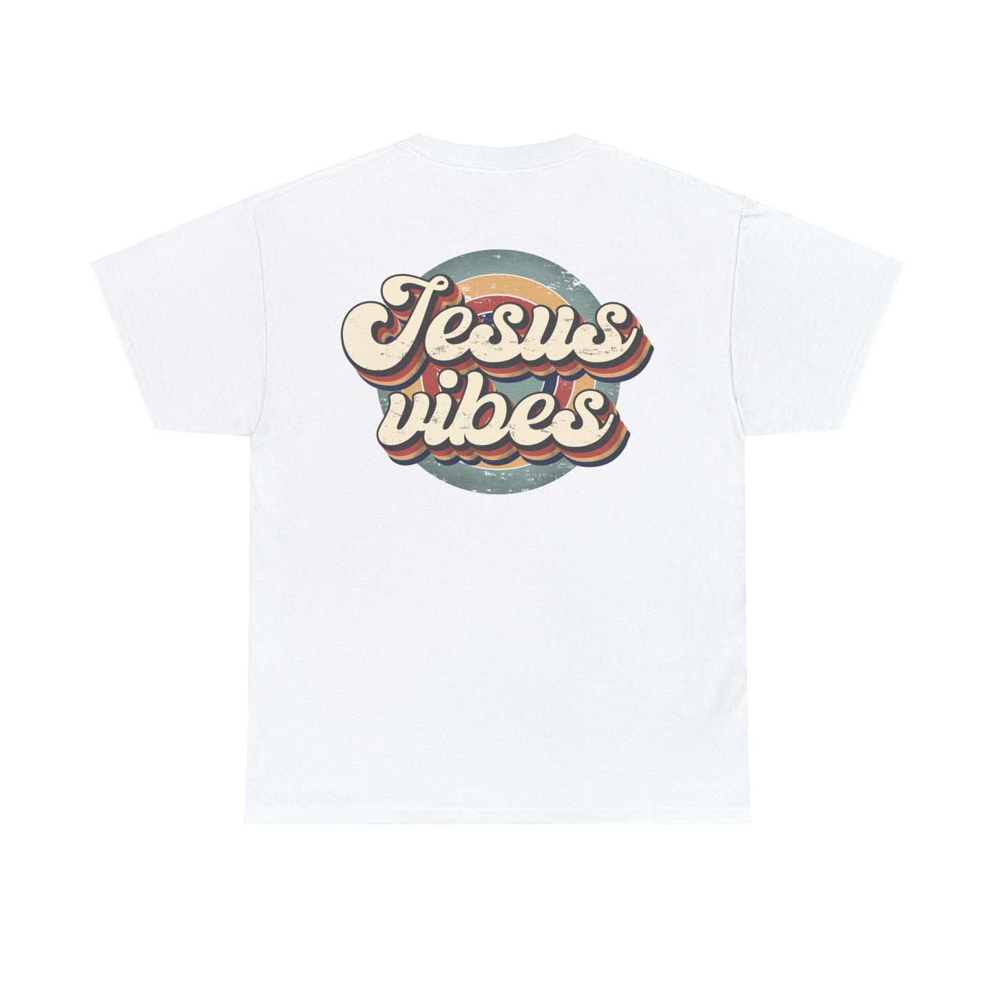 Jesus Vibes Front & Back Design Unisex Heavy Cotton Tee