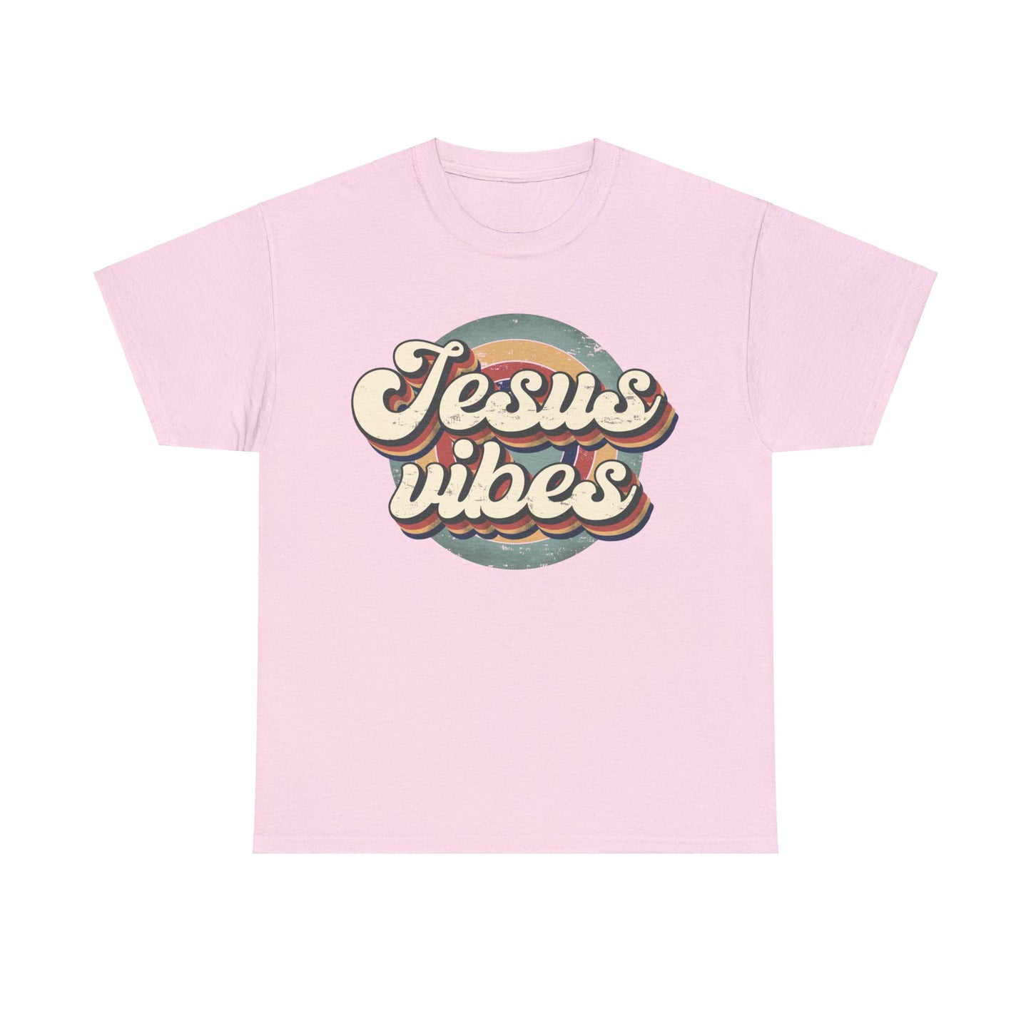 Jesus Vibes Front Only Unisex Heavy Cotton Tee