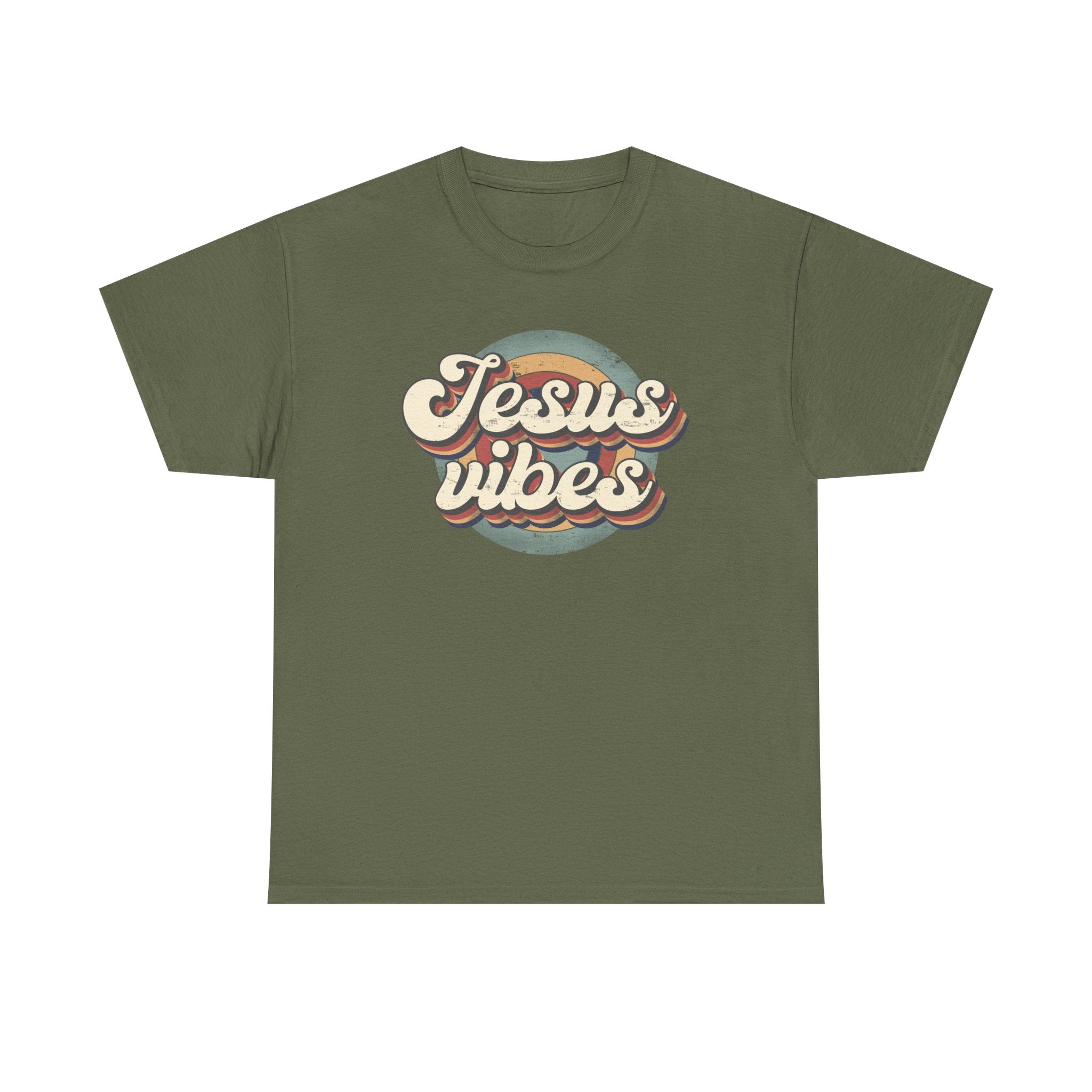 Jesus Vibes Front Only Unisex Heavy Cotton Tee