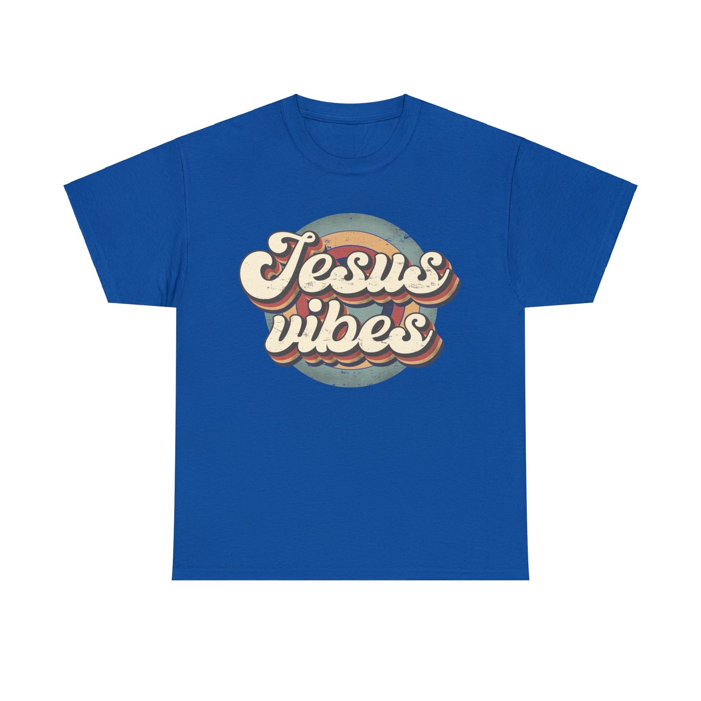 Jesus Vibes Front Only Unisex Heavy Cotton Tee