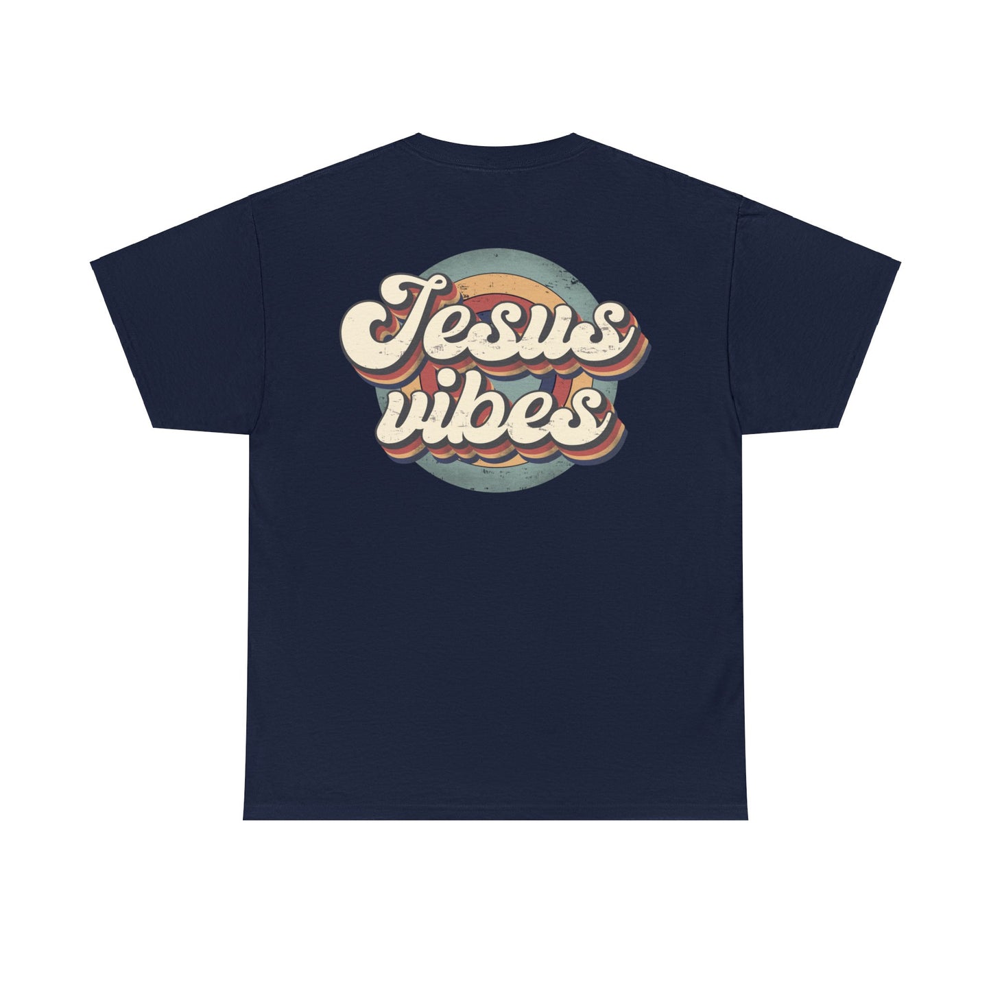 Jesus Vibes Front & Back Design Unisex Heavy Cotton Tee