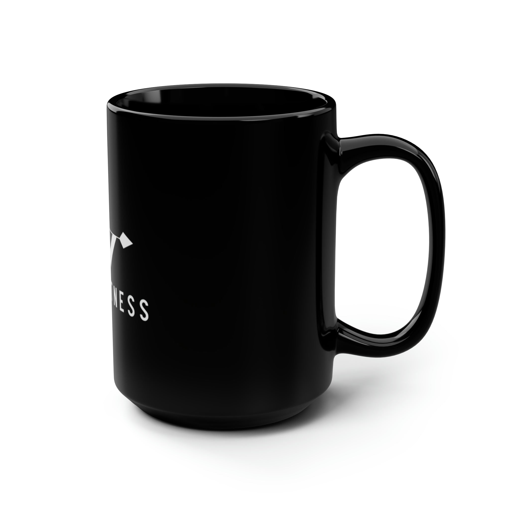 TAPT FIT Black Mug, 15oz