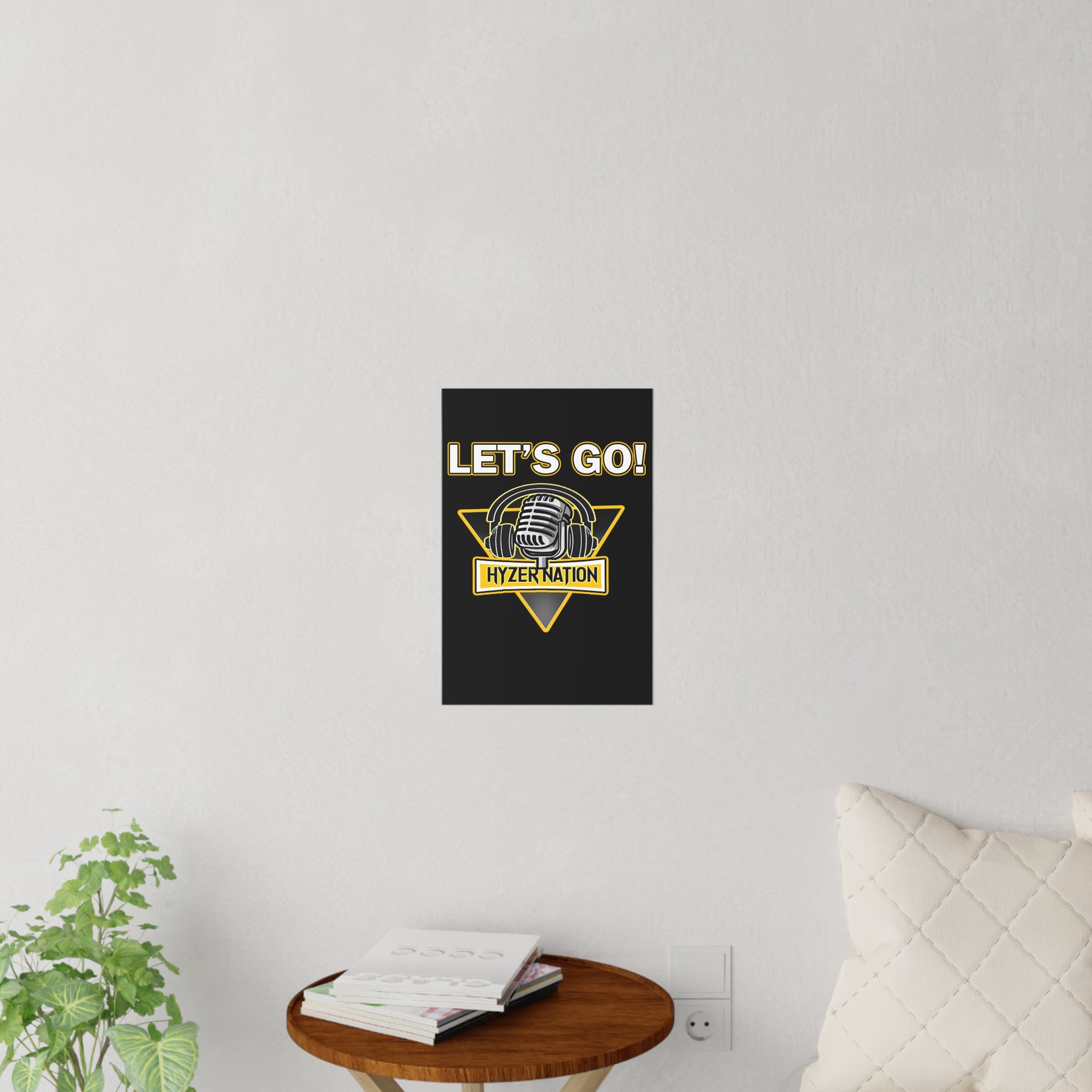 Let's Go Hyzer Nation Wall Decal