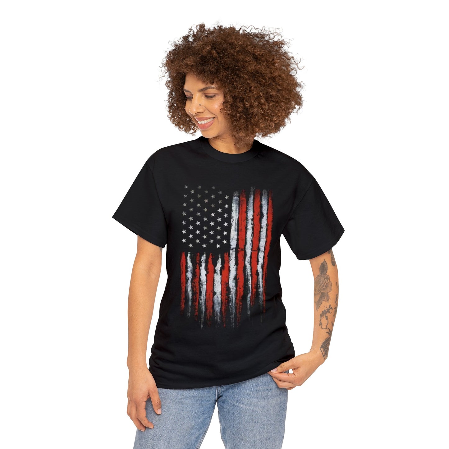 America Heavy Cotton Tee