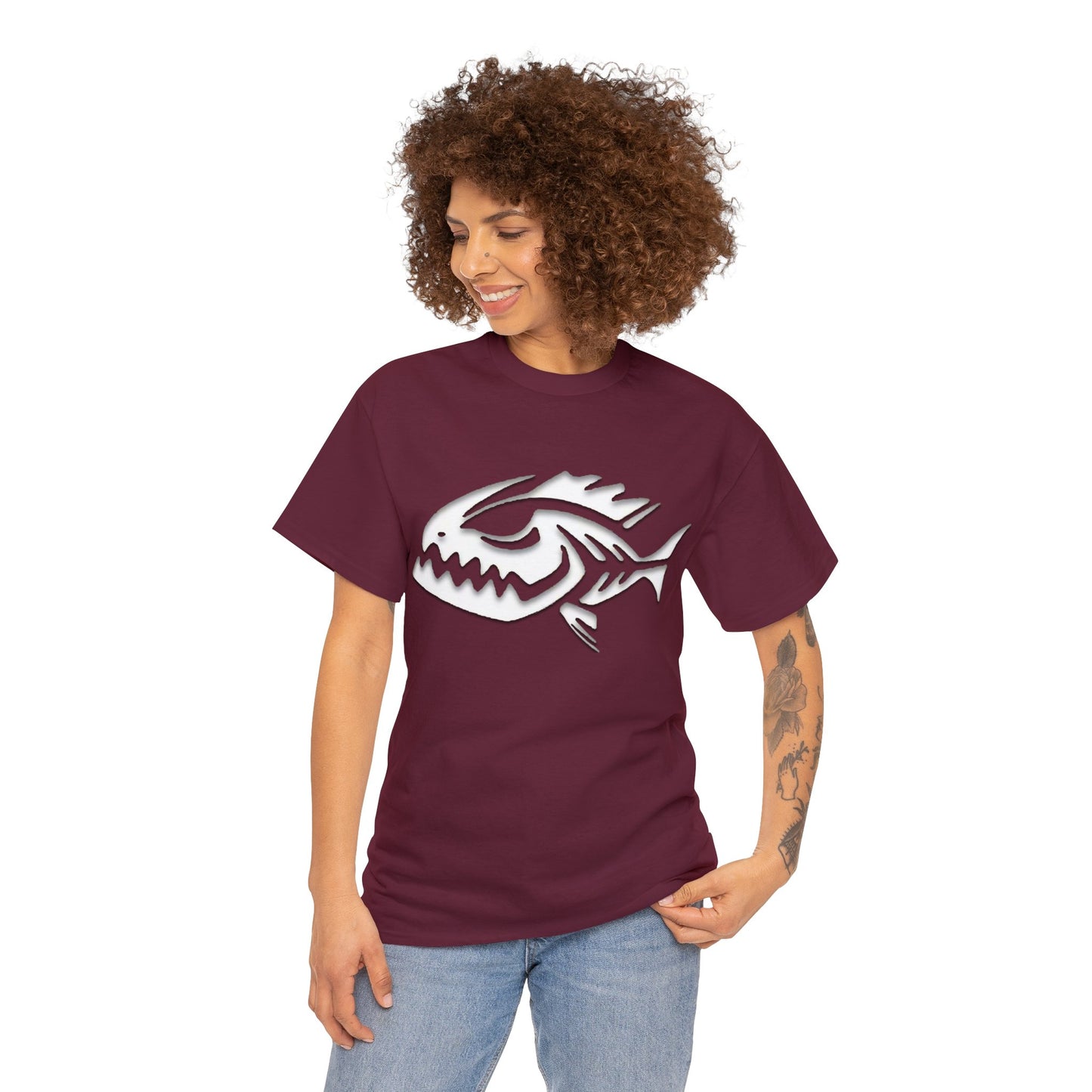 Crazy Fish Cotton Tee