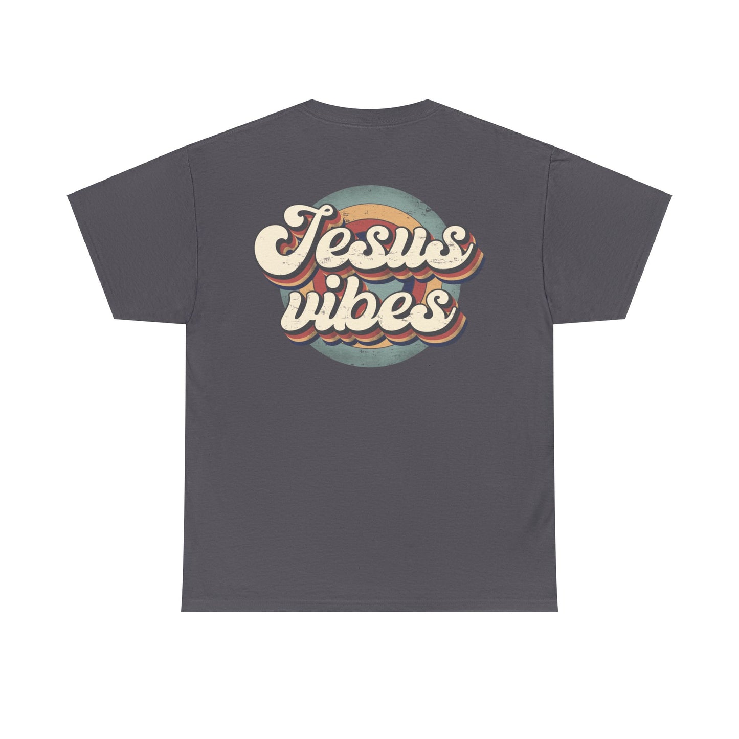 Jesus Vibes Front & Back Design Unisex Heavy Cotton Tee