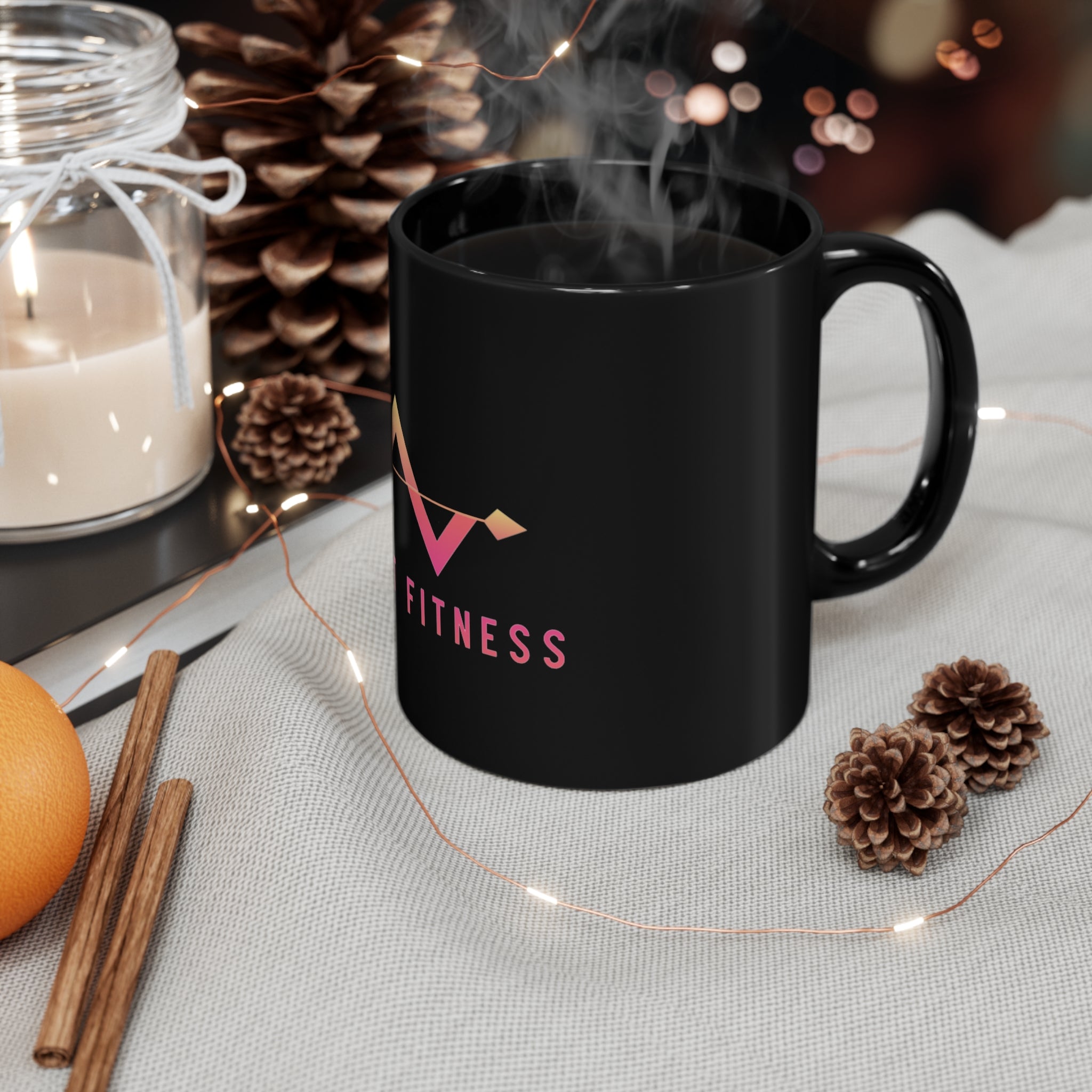 TAPT FIT 11oz Black Mug