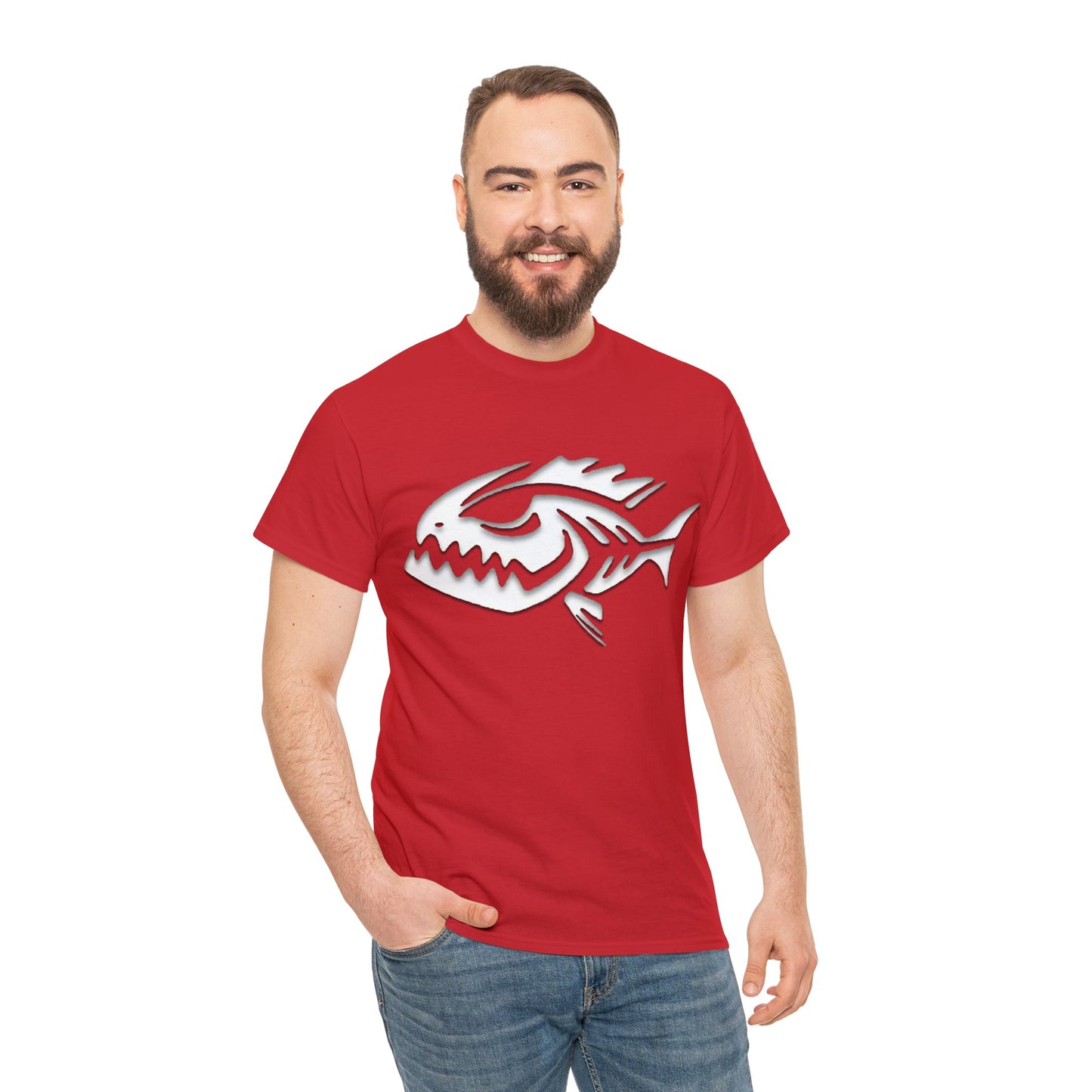 Crazy Fish Cotton Tee