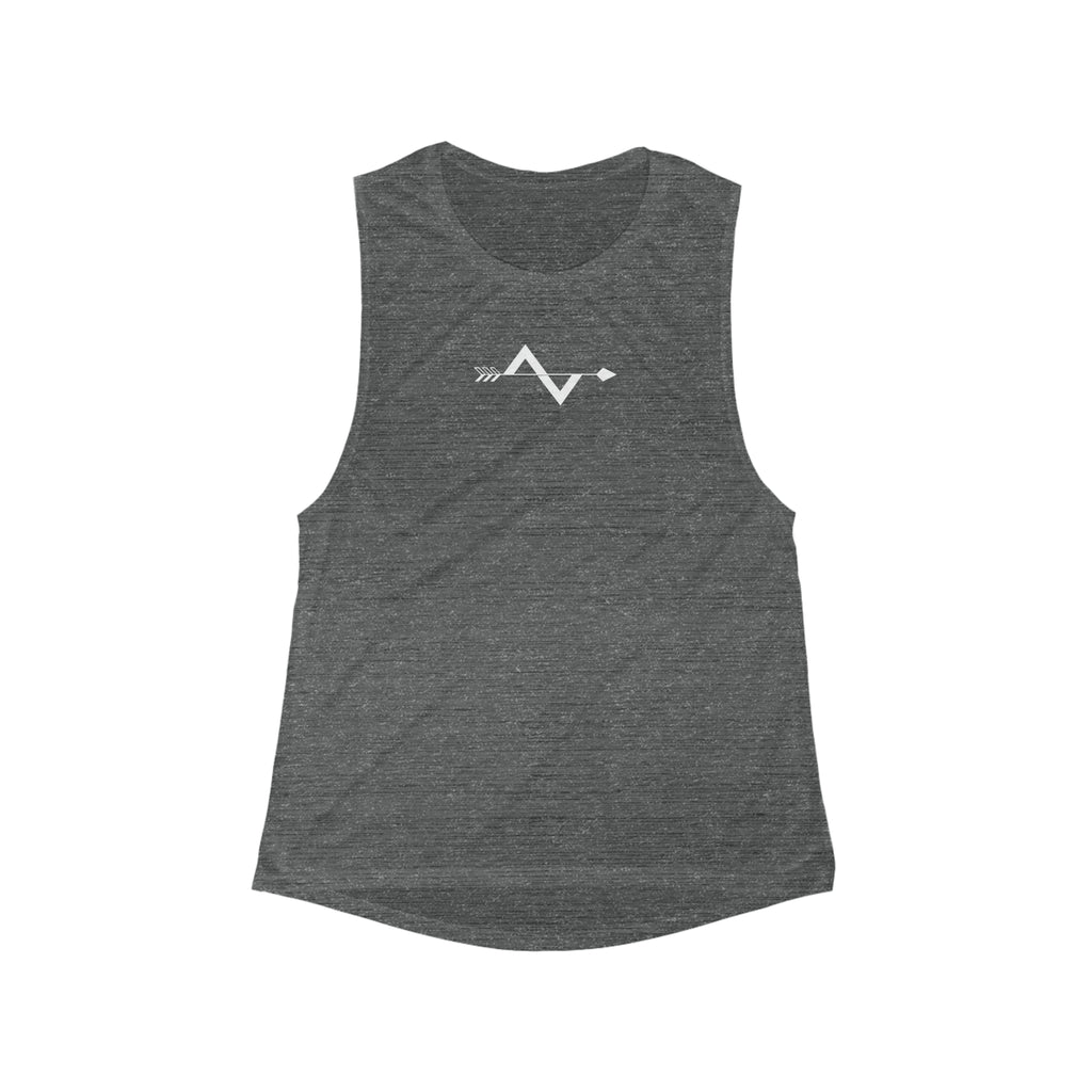 TAPT FIT Women's Flowy Scoop Muscle Tank