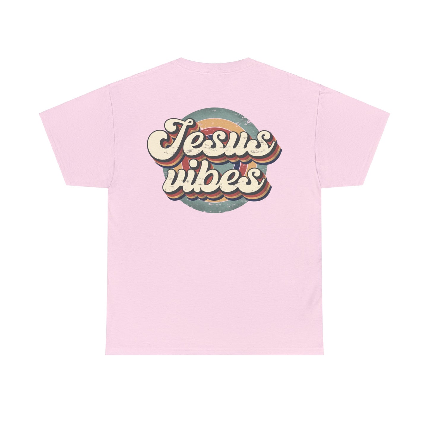 Jesus Vibes Front & Back Design Unisex Heavy Cotton Tee