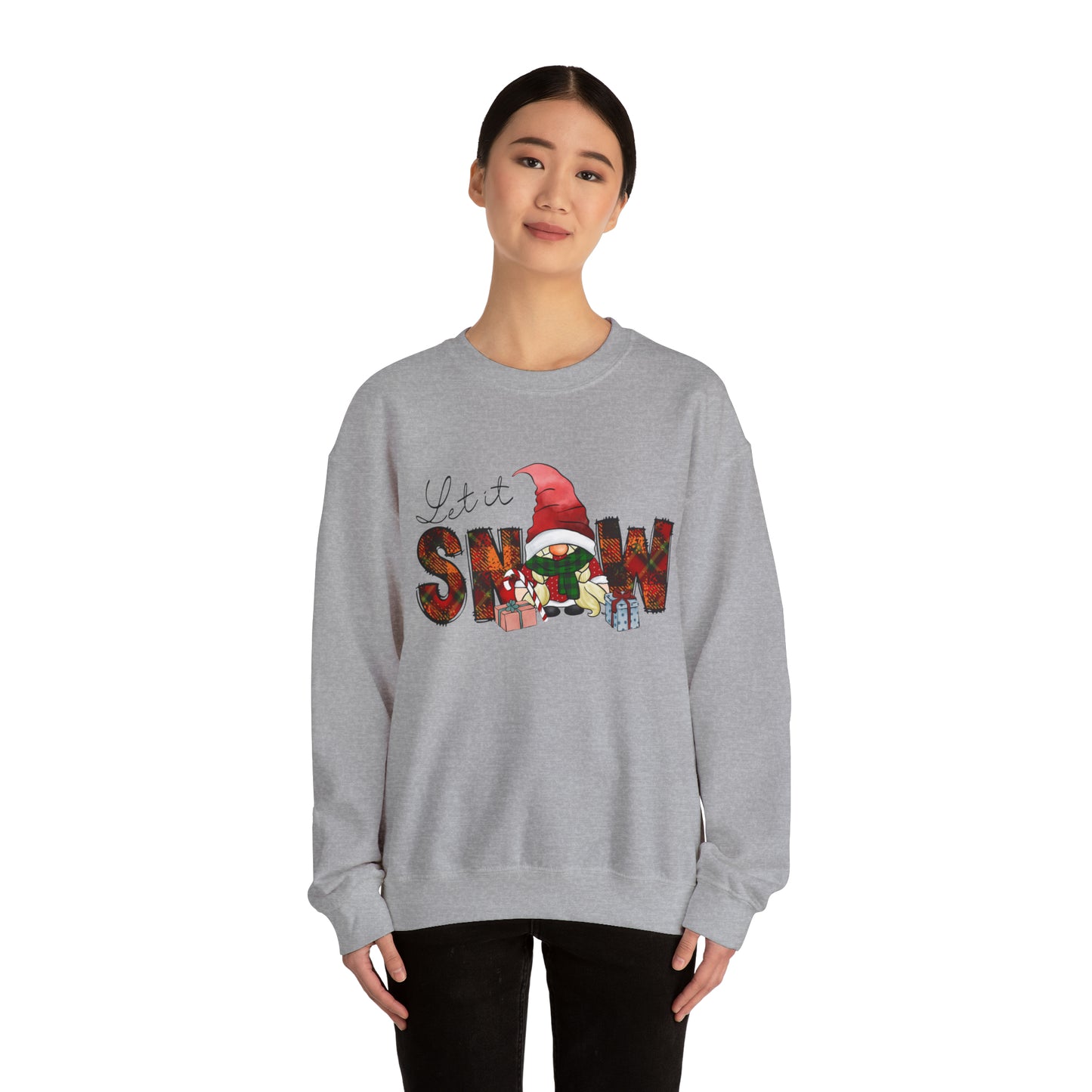 Let It Snow Unisex Heavy Blend™ Crewneck Sweatshirt