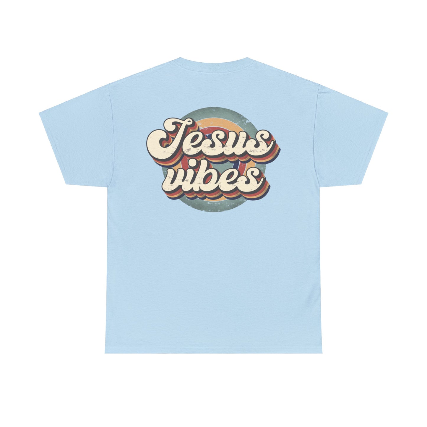 Jesus Vibes Front & Back Design Unisex Heavy Cotton Tee