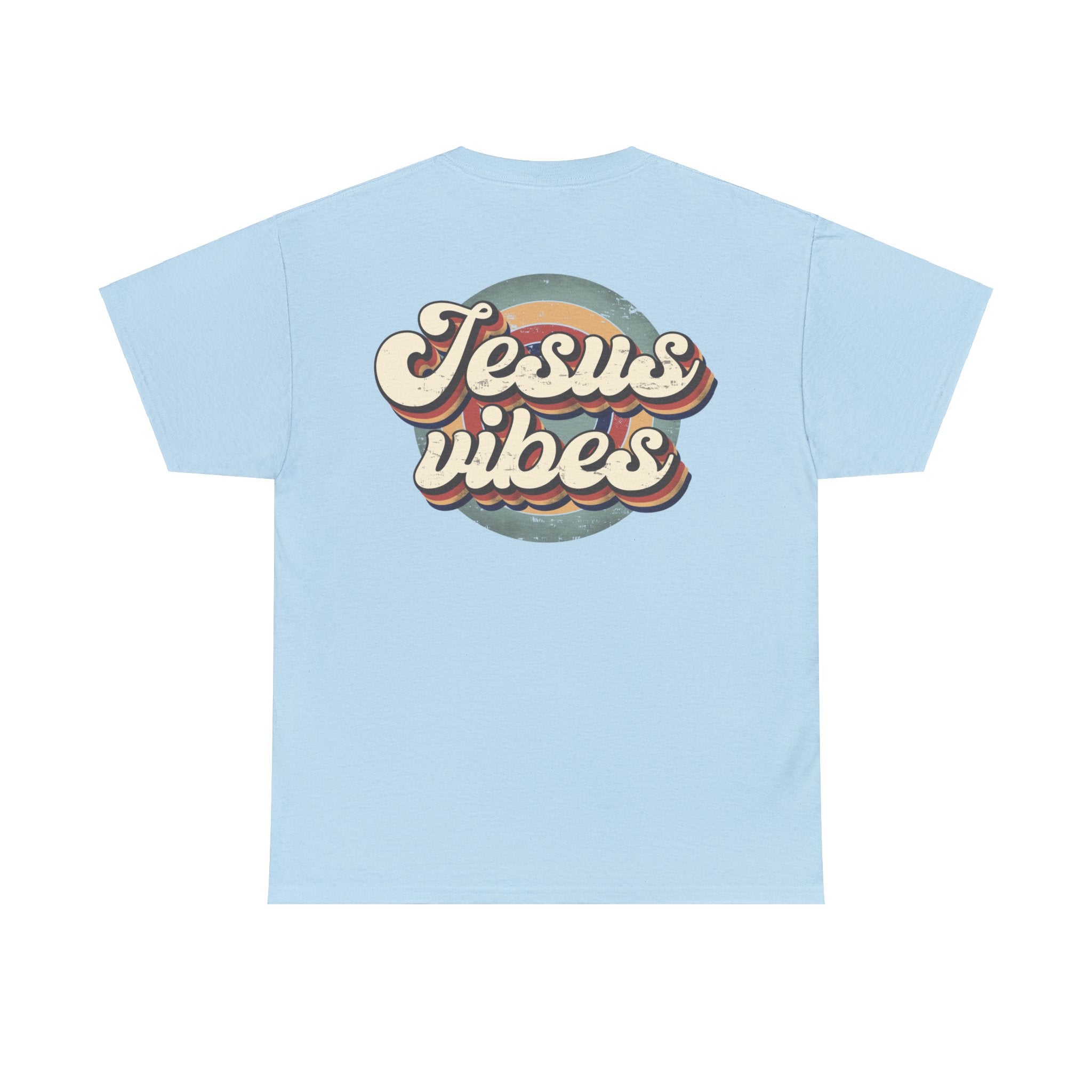 Jesus Vibes Front & Back Design Unisex Heavy Cotton Tee