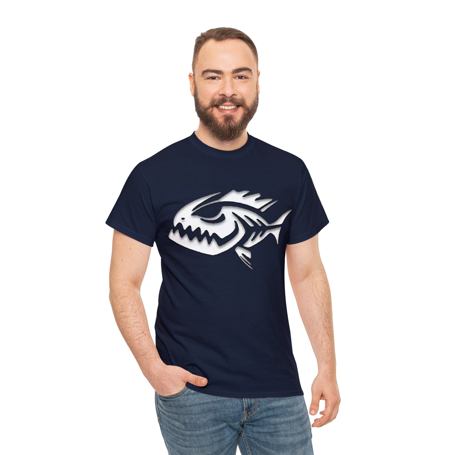 Crazy Fish Cotton Tee