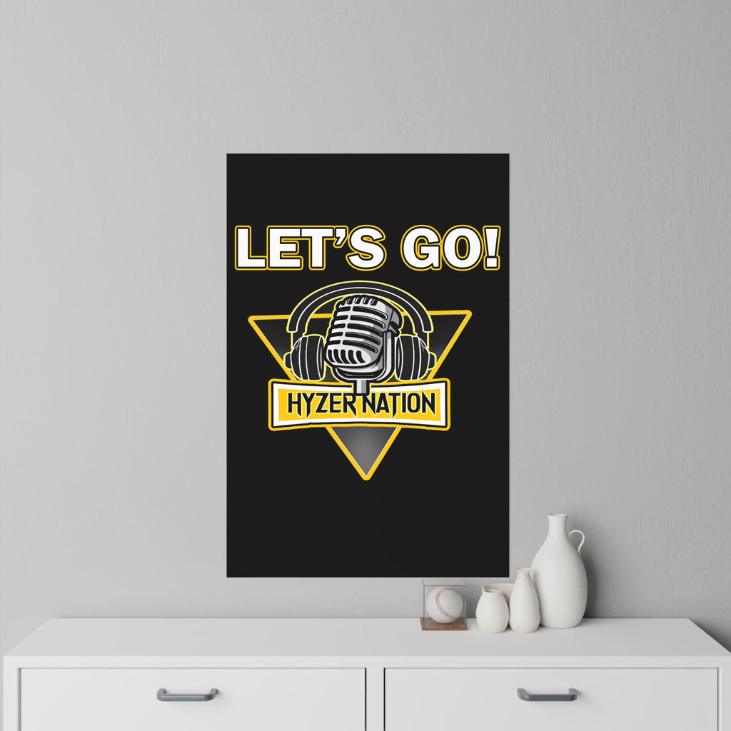 Let's Go Hyzer Nation Wall Decal