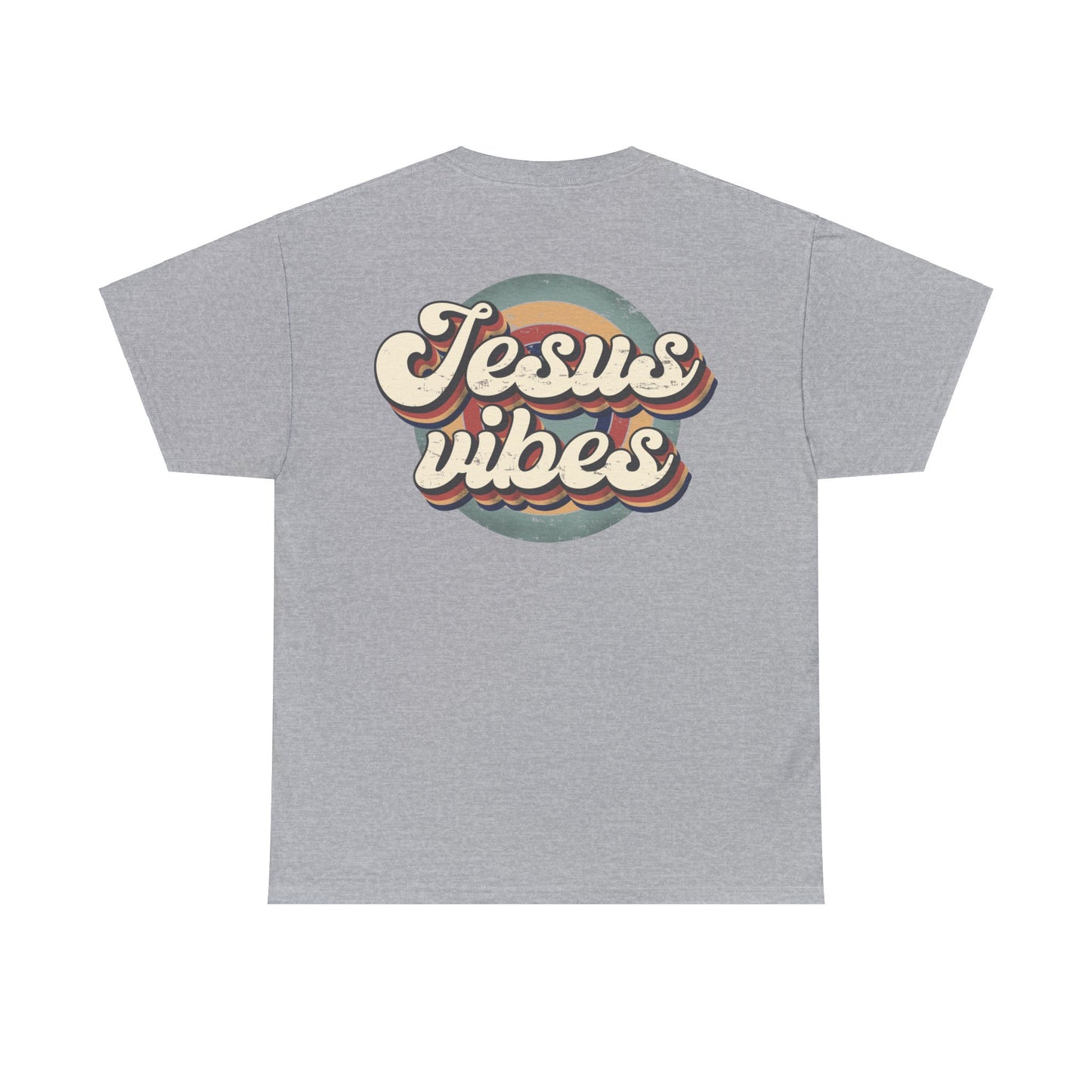 Jesus Vibes Front & Back Design Unisex Heavy Cotton Tee