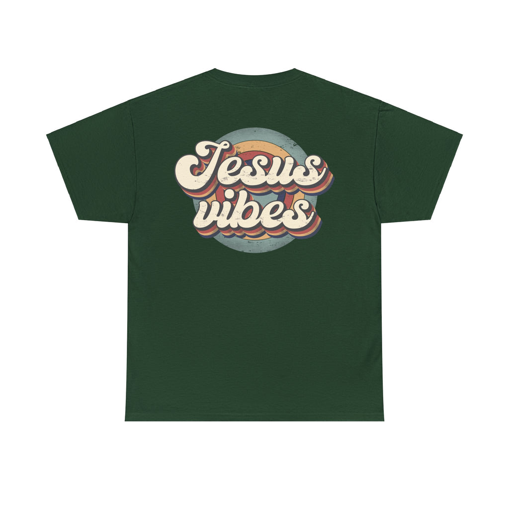 Jesus Vibes Front & Back Design Unisex Heavy Cotton Tee