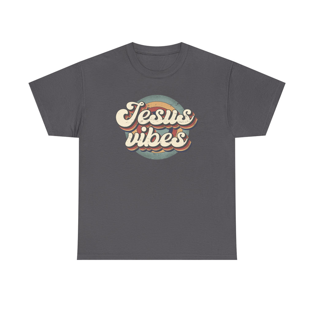 Jesus Vibes Front Only Unisex Heavy Cotton Tee