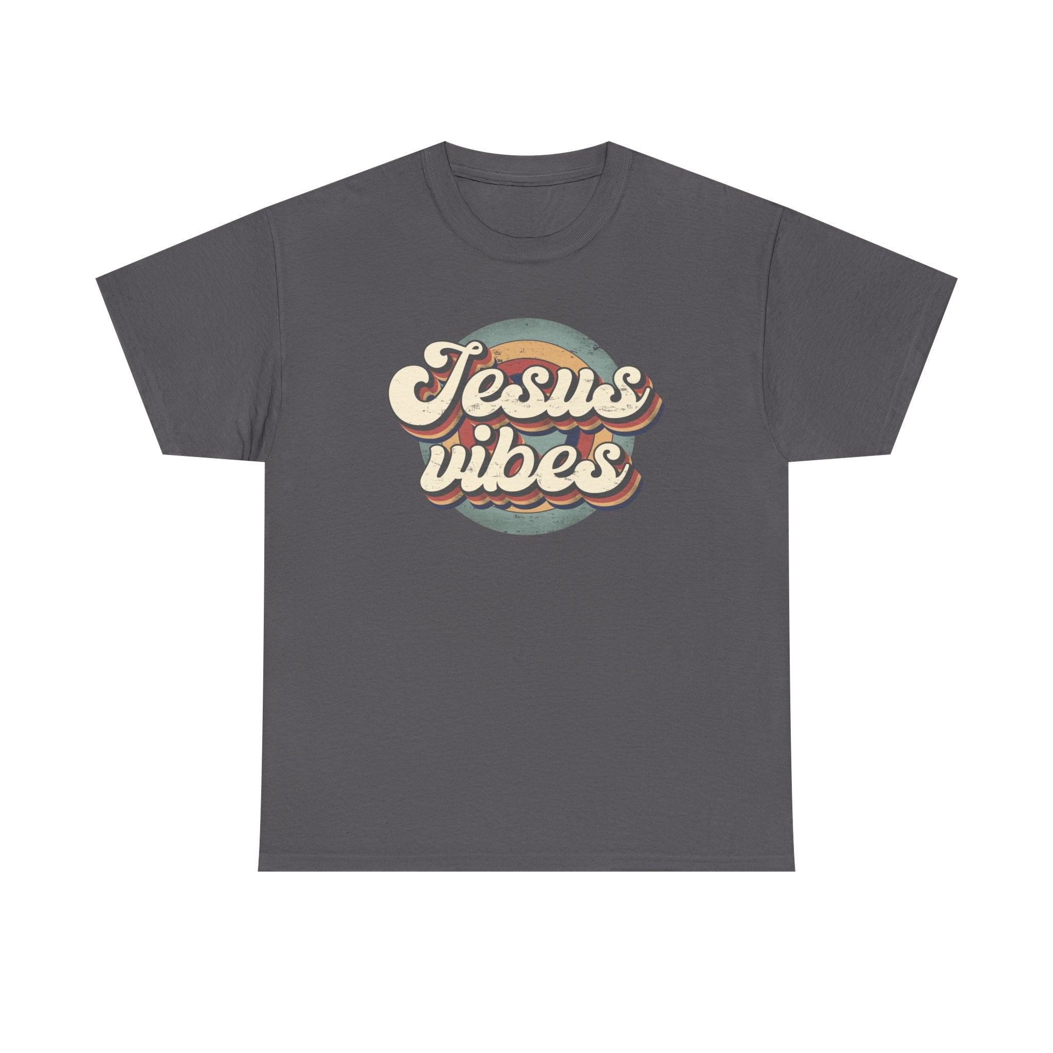 Jesus Vibes Front Only Unisex Heavy Cotton Tee